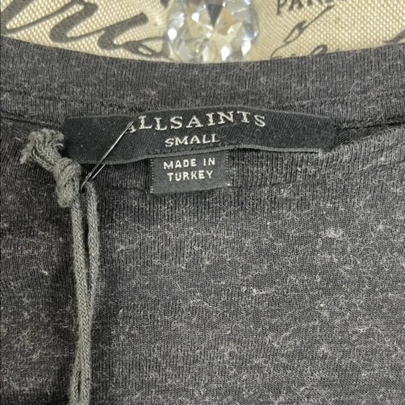 All Saints Sian Twist Front Wool Blend Dress - Picture 4 of 15